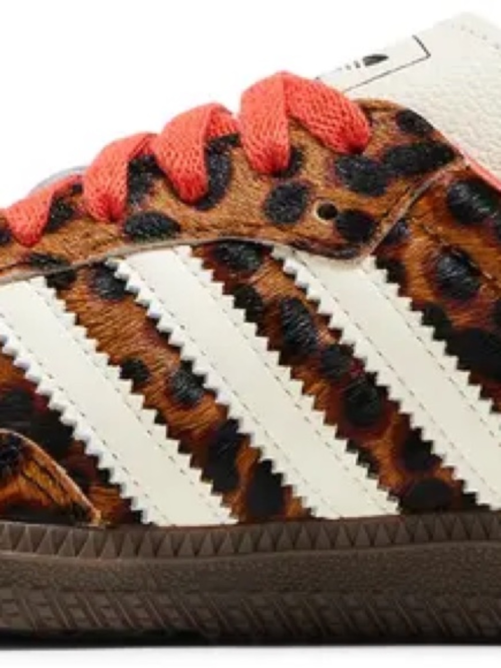 adidas Leopard Print Samba in Brown, Black, White & Orange NEW WITH BOX - Picture 3 of 5